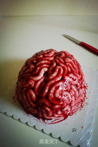 万圣节脑子蛋糕