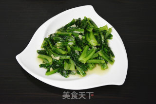 蒜泥油麦菜的做法