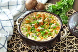 河蟹焖饭的做法