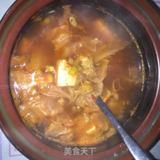 泡菜豆腐汤的做法