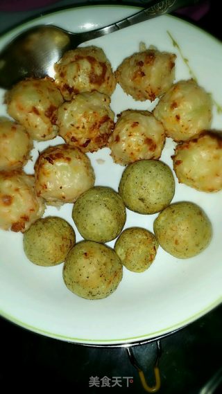 空气炸锅轻松做宝宝辅食黄金虾球的做法