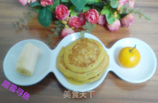 无油香蕉松饼的做法