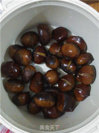 微波炉版桂花糖炒栗子的做法