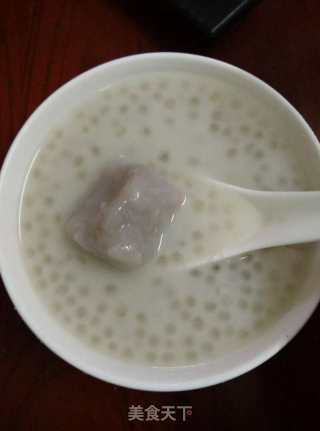 椰汁西米的做法