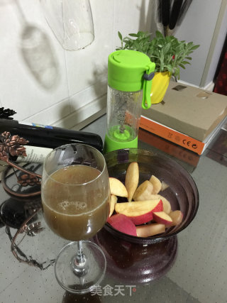 【苹果雪莲果蜂蜜汁】 调理肠胃-排毒养颜