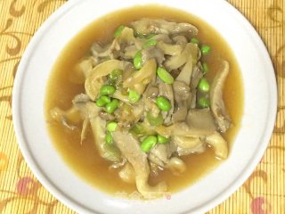 鲜菌青豆的做法