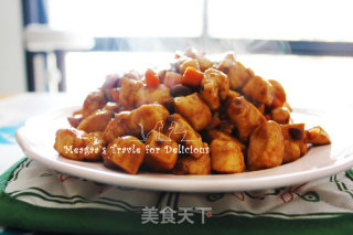 酱爆腰果鸡丁的做法