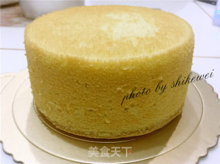 六寸海棉蛋糕的做法