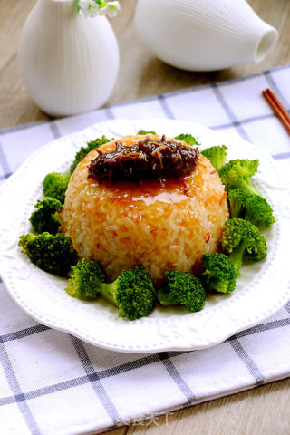 鲍汁海参捞饭的做法