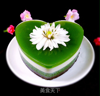 青瓜慕斯蛋糕
