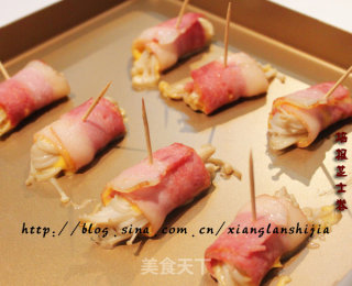 [香兰世家]分分钟的美味—培根芝士卷的做法