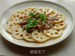 藕片炒瘦肉的做法