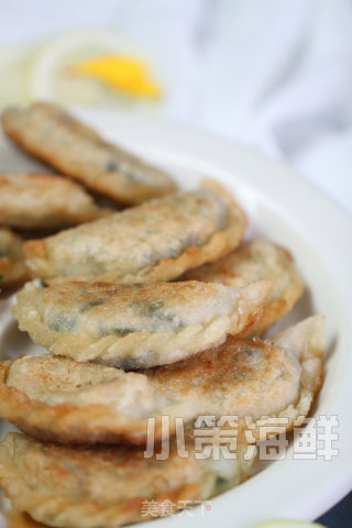 小策海鲜今日菜谱：生蚝煎饺 牡蛎，海蛎，韭菜豆腐饺子的做法