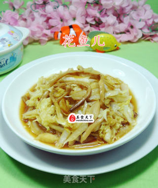 黄花菜炒白菜的做法