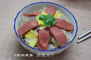 水晶粉丝娃娃菜的做法