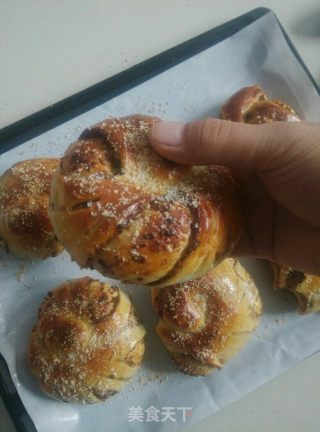 豆沙面包的做法