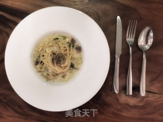 意式奶油培根面的做法