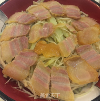 素蒸咸肉（4人份）的做法