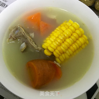 营养玉米排骨汤的做法