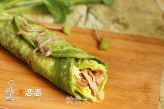 菠菜卷饼的做法