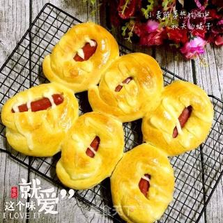 小麦胚芽热狗面包的做法