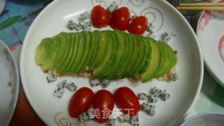 牛油果虾肉苹果沙拉
