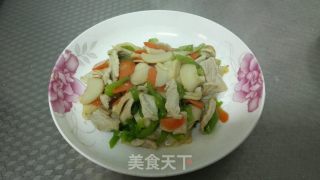 杏鲍菇炒起来的做法