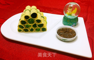 千张翡翠卷的做法