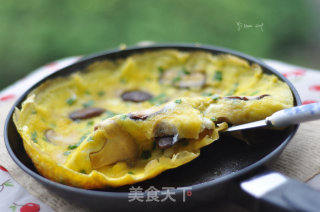 香菇煎蛋的做法