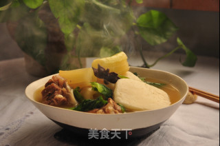 棒菜炖年糕的做法