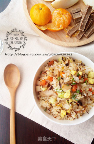菌菇什锦炒饭的做法