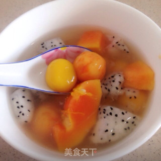水果汤圆的做法