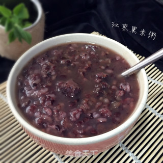 红枣黑米粥的做法