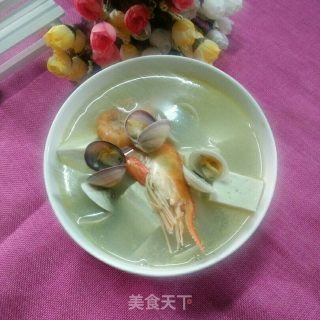蛤蜊豆腐汤的做法