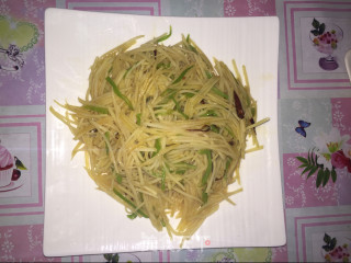 双椒土豆丝的做法