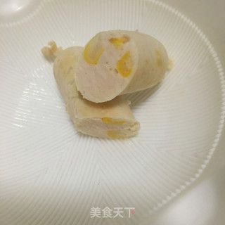 宝宝辅食~鸡肉玉米肠的做法