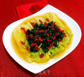 上汤皮蛋娃娃菜的做法
