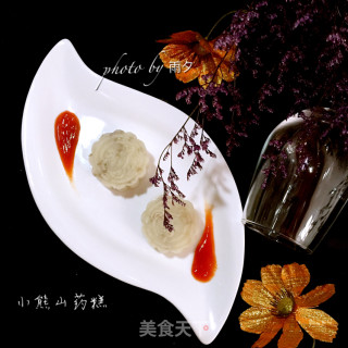 小熊山药糕的做法