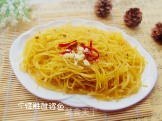 川味酸辣土豆丝的做法