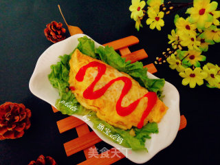 蛋包饭的做法
