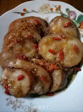 枸杞桂花糖藕的做法