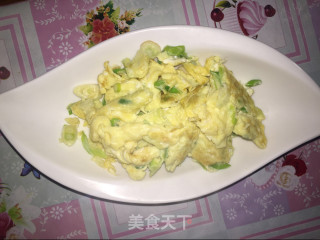 葱爆蛋的做法