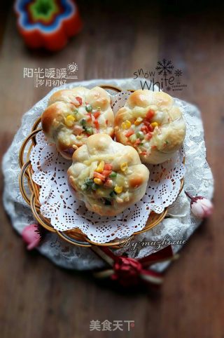 蔬菜芝士小面包的做法