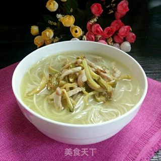 榨菜肉丝面的做法