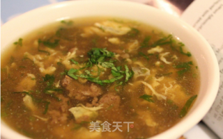 西湖牛肉羹的做法