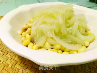 冬季白菜这样吃—黄豆白菜帮的做法