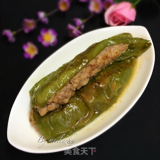 青椒酿肉的做法