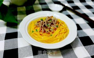 酸菜肉丝面的做法