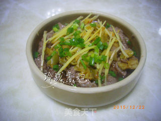 榨菜蒸牛肉的做法