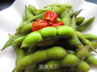 水煮毛豆的做法